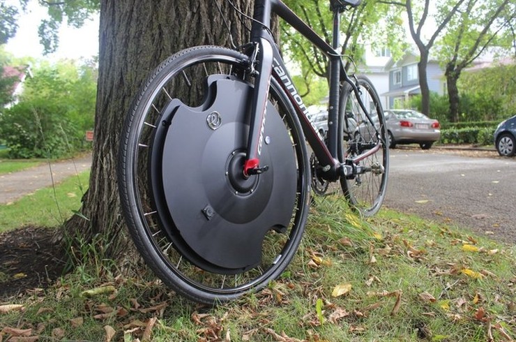 Колесо Electron Wheel превращает обычный велосипед в электрический - «Велоновости»