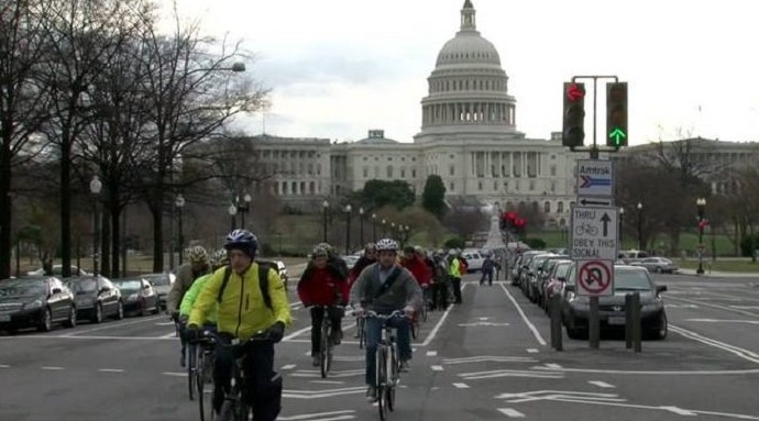 В Вашингтоне появились отличные велосипедные дорожки - «Велоновости»