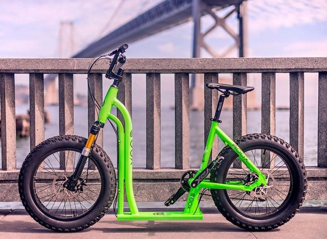 Гибрид велосипеда и самоката Moox - «Велоновости»