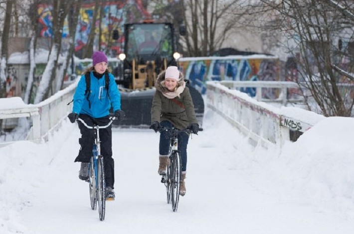 Польза велодорожек растет в условиях холодного климата - «Велоновости»