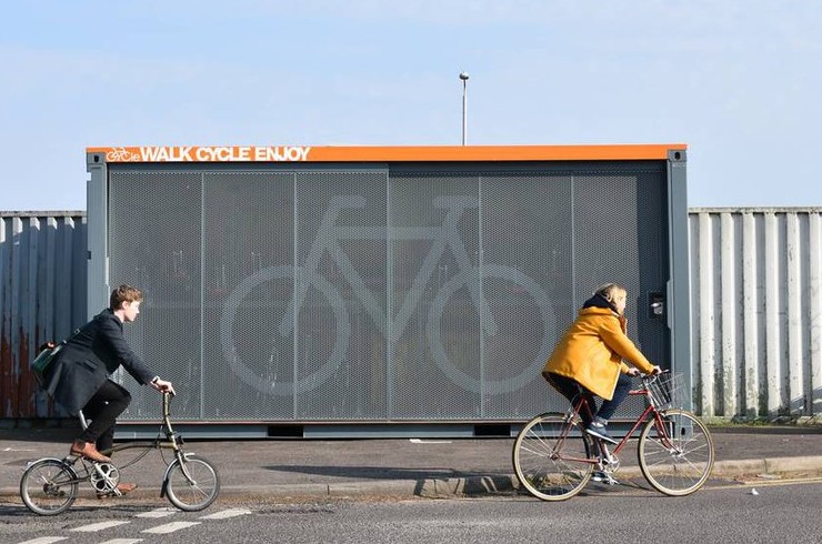 Городской велогараж повышенной безопасности от Cyclehoop - «Велоновости»