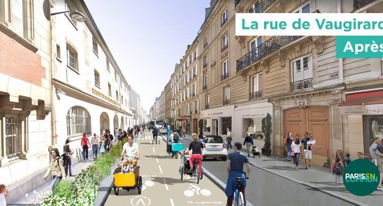 Мэр обещает превратить Париж в город полностью дружественный велосипедистам - «Велоновости»