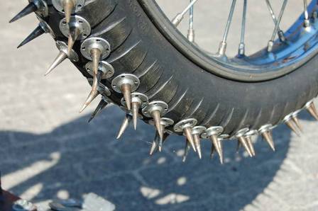 Как сделать шипованную резину на велосипед своими руками - «Велосоветы»