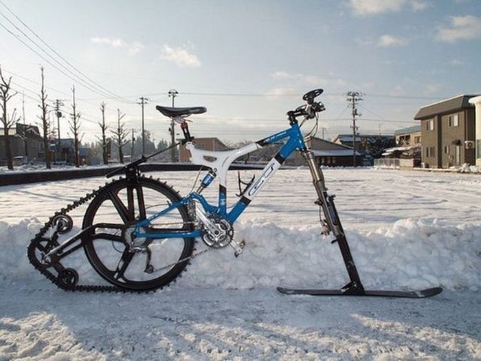 Концепт зимнего велосипеда - «Велоюмор»