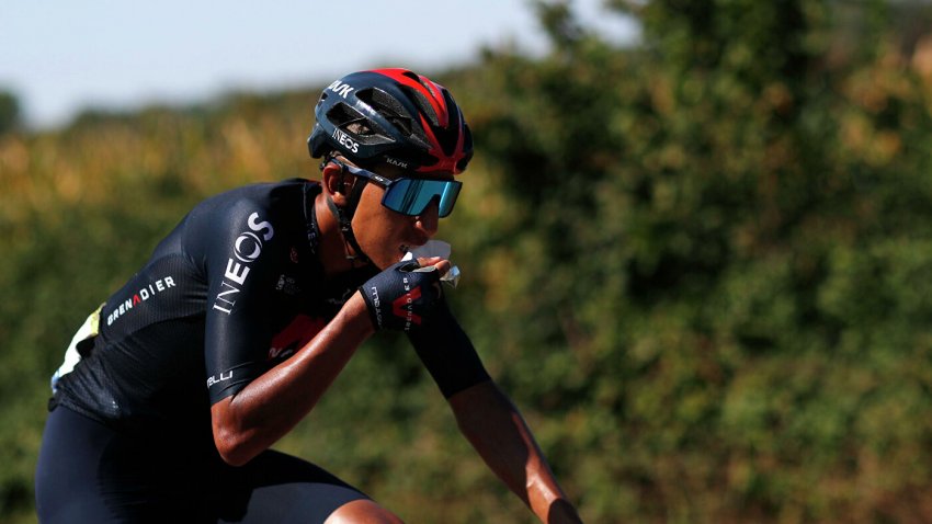 Берналь выбыл из топ-10 генеральной классификации "Тур де Франс" - «Велоспорт»