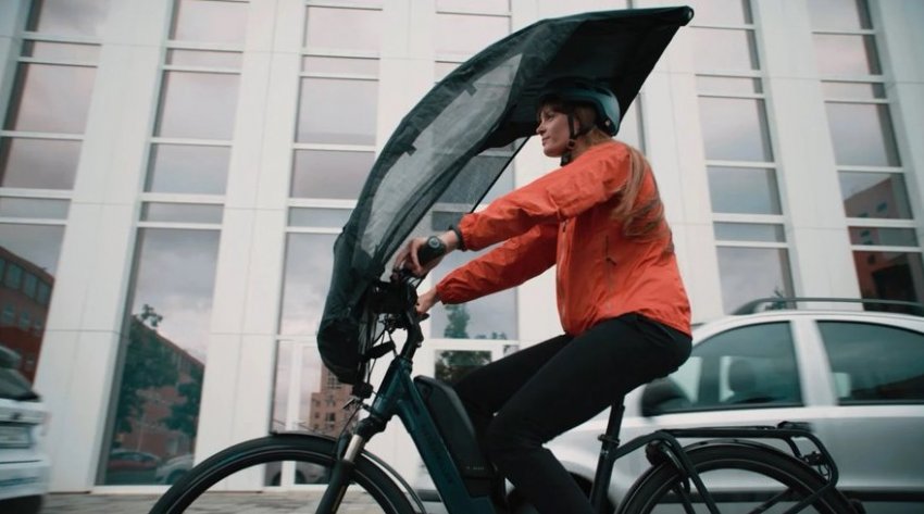 BikerTop раскрывается в дождь - «Велоновости»