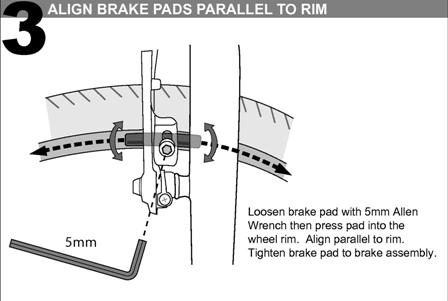 Тормоза v brake схема