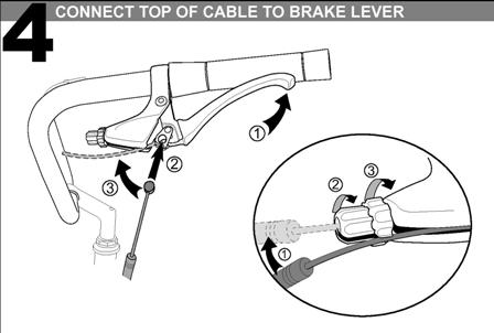 Тормоза v brake схема