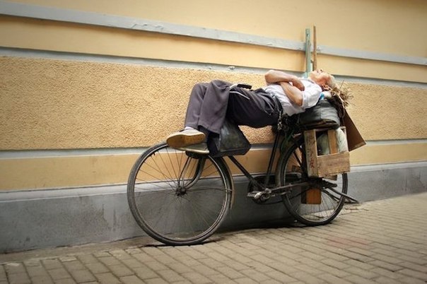 Велосипед это когда кровать всегда с тобой - «Велоюмор»