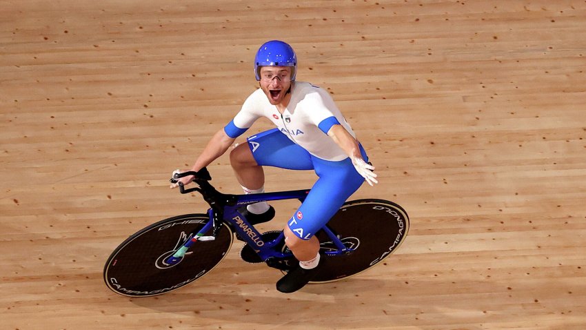 Итальянские трековики выиграли золото в командной гонке на Олимпиаде - «Велоспорт»