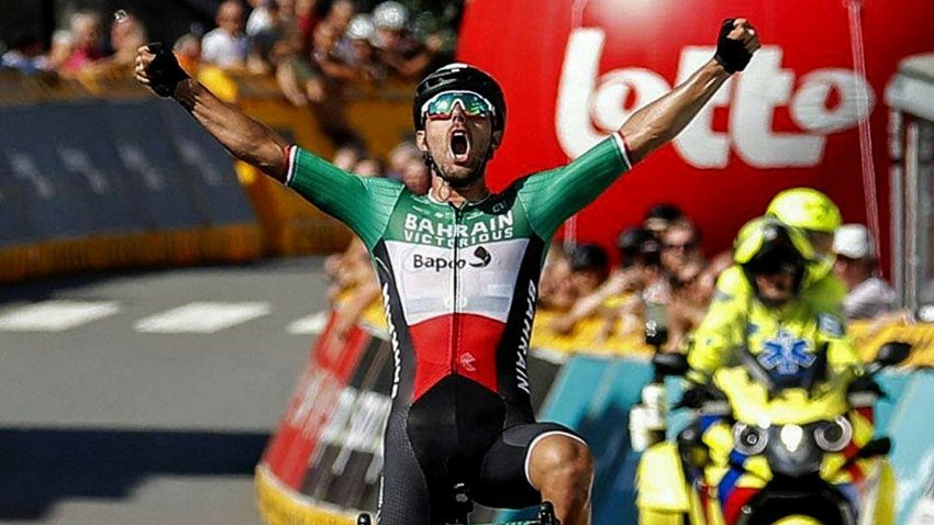 Колбрелли выиграл шестой этап "Тура Бенилюкса" - «Велоспорт»