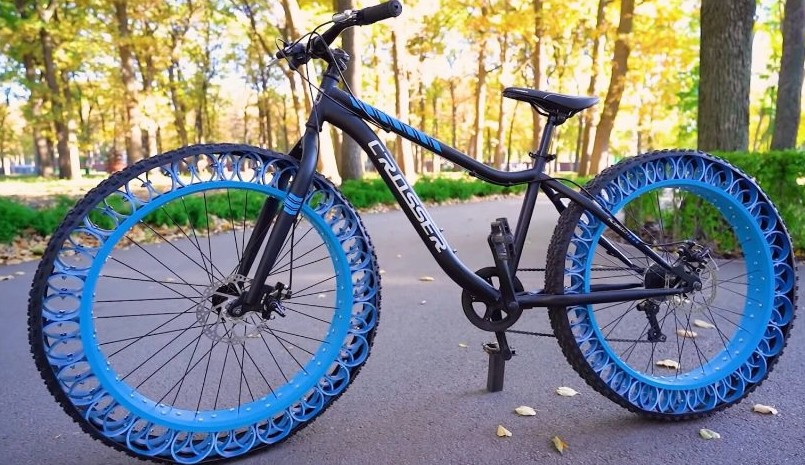 Безумно-креативные безвоздушные велосипедные шины - «Велоновости»