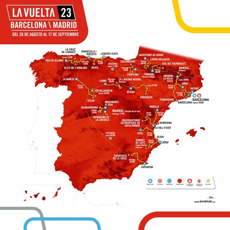 Презентация маршрута Вуэльты Испании-2023 - «Велоновости»