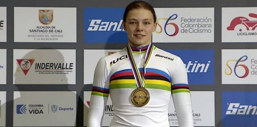 «Терпи, мы не сдаёмся». Российская спортсменка героически победила на чемпионате мира - «Велоспорт»