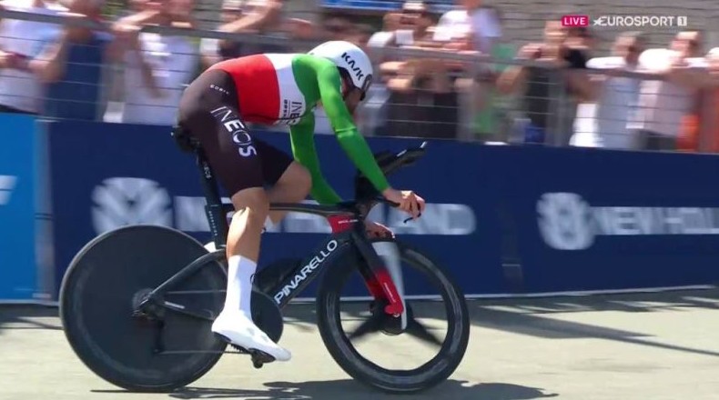 Филиппо Ганна - победитель гонки на время, Тадей Погачар - 2-й на 14-м этапе Джиро д’Италия-2024 - «Велоновости»