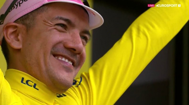 Ричард Карапас: «Мы знали, что у нас есть шанс взять жёлтую майку Тур де Франс-2024» - «Велоновости»