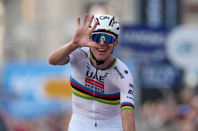 Тадей Погачар улучшил время прохождения Коль-де-Ратес на 24 секунды - «Велоновости»