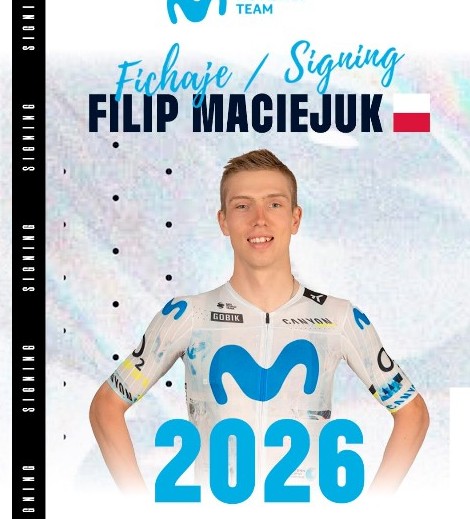 Филип Мацейюк – новый гонщик команды Movistar - «Велоновости»