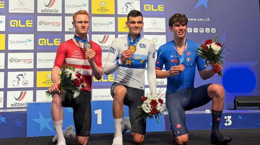 Россиянин Лев Гонов завоевал золото чемпионата Европы по велоспорту на треке в индивидуальной гонке преследования - «Велоспорт»